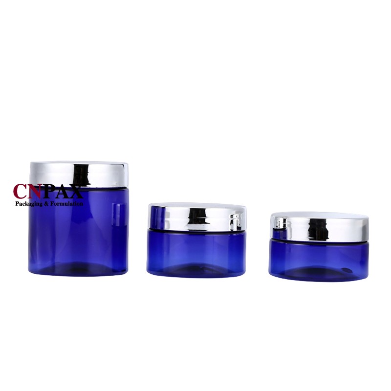 facial cream PET plastic jars