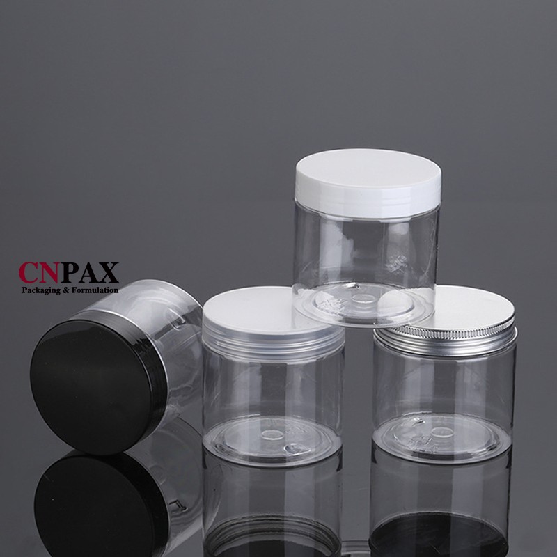 wide mouth PET plastic container