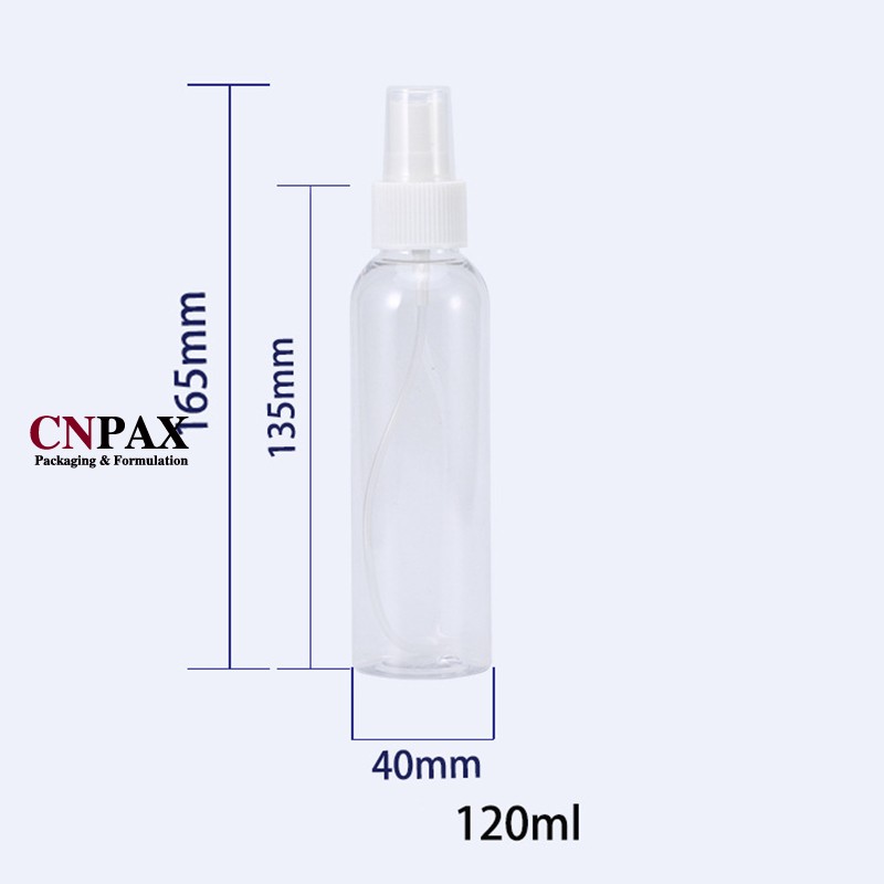 cosmo round plastic spray bottles