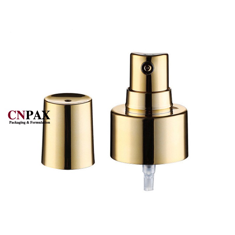 vacuum metallic gold plastic sprayer