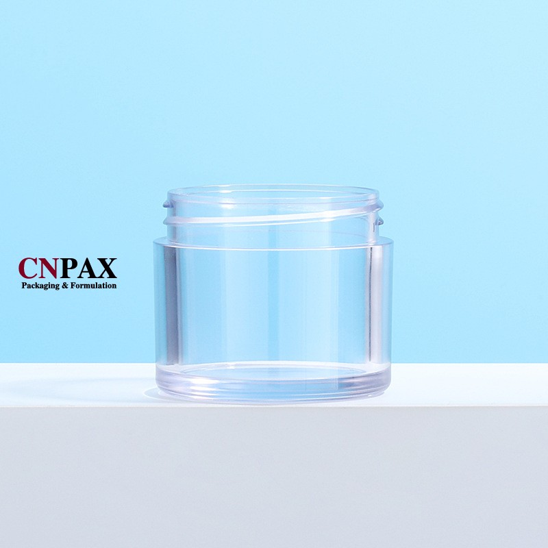 heavy wall plastic cream jar