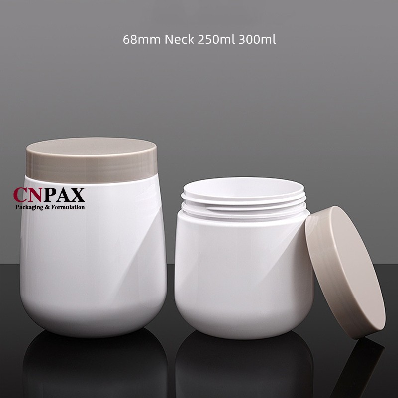 bubble powder plastic jar container