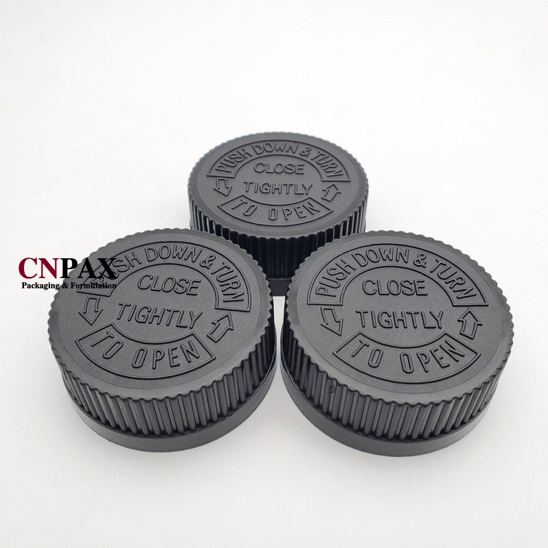 38-400 black CR plastic cap