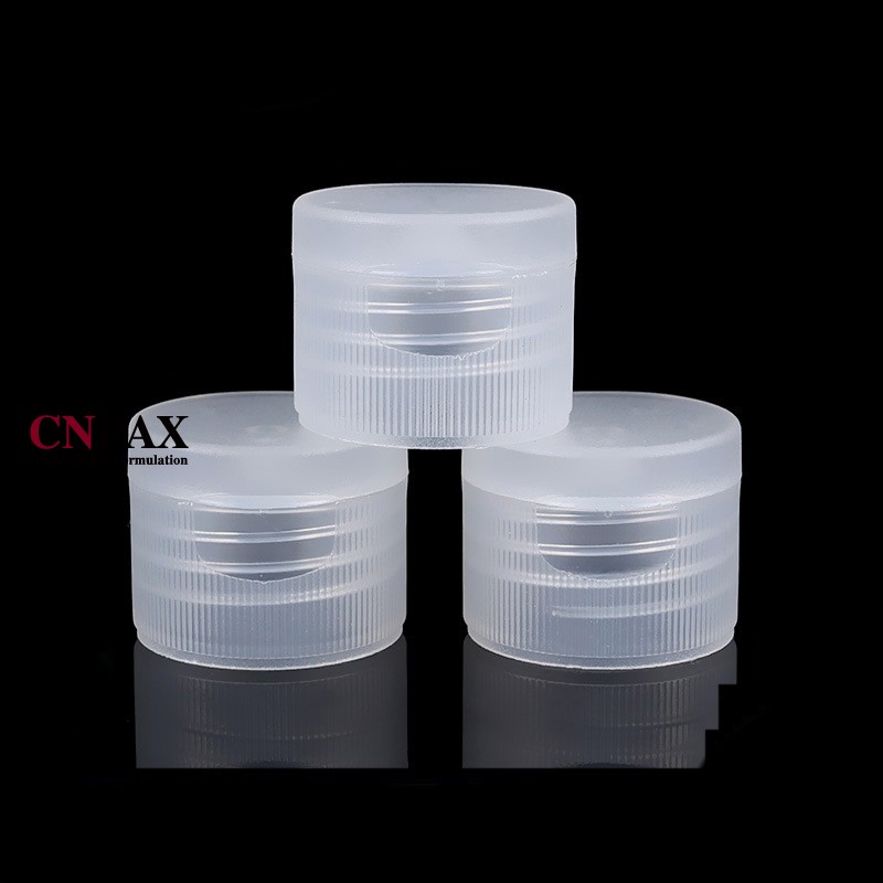 24-410 24 mm Natural Ribbed PP Plastic Flip Top Cap