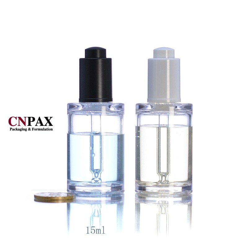 heavy wall serum bottle black pipette dropper