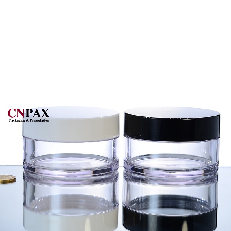 low profile heavy wall powder jar