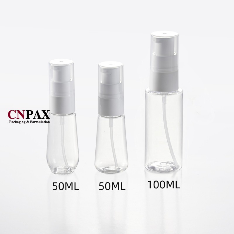 50 ml oval plastic bottles foam pump bottles