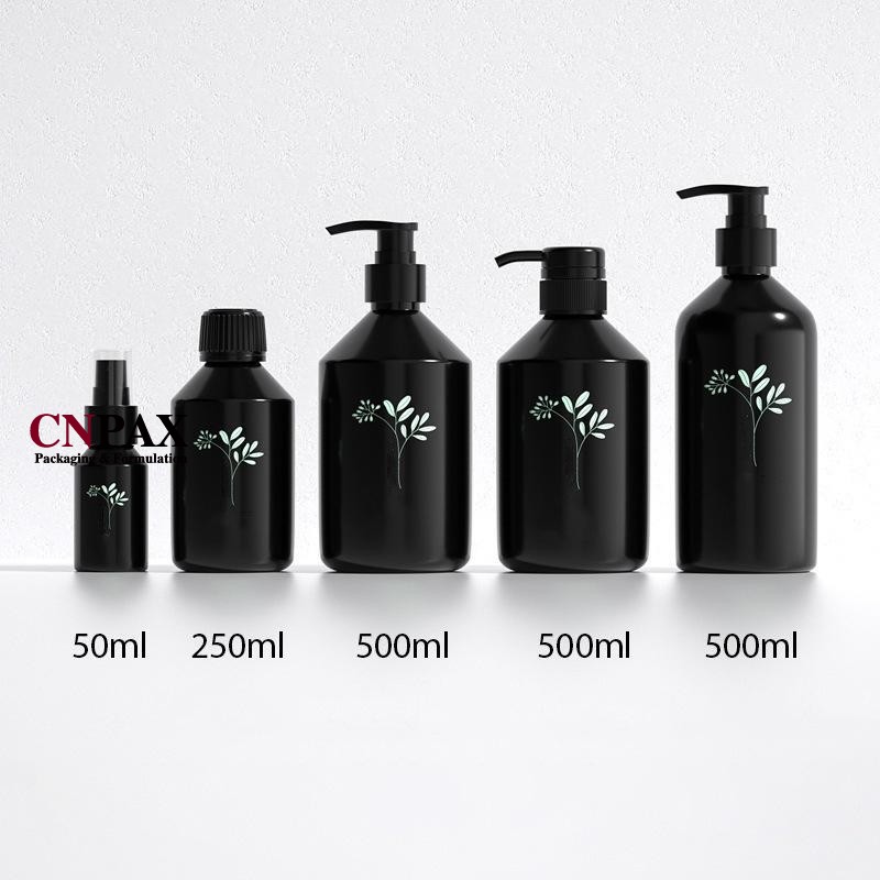 250 ml 500 ml boston round plastic bottles