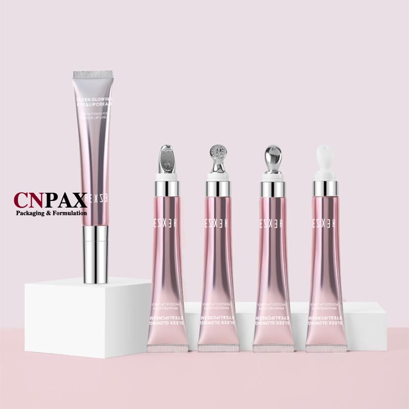 Mejore sus productos para el cuidado de los ojos con el tubo de plástico ABL de crema para ojos de alta gama de CNPAX Packaging con aplicadores de cerámica y aleación de zinc