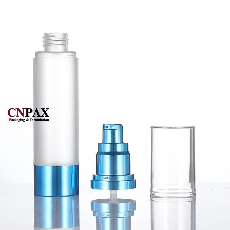 matte clear vacuum pump bottles