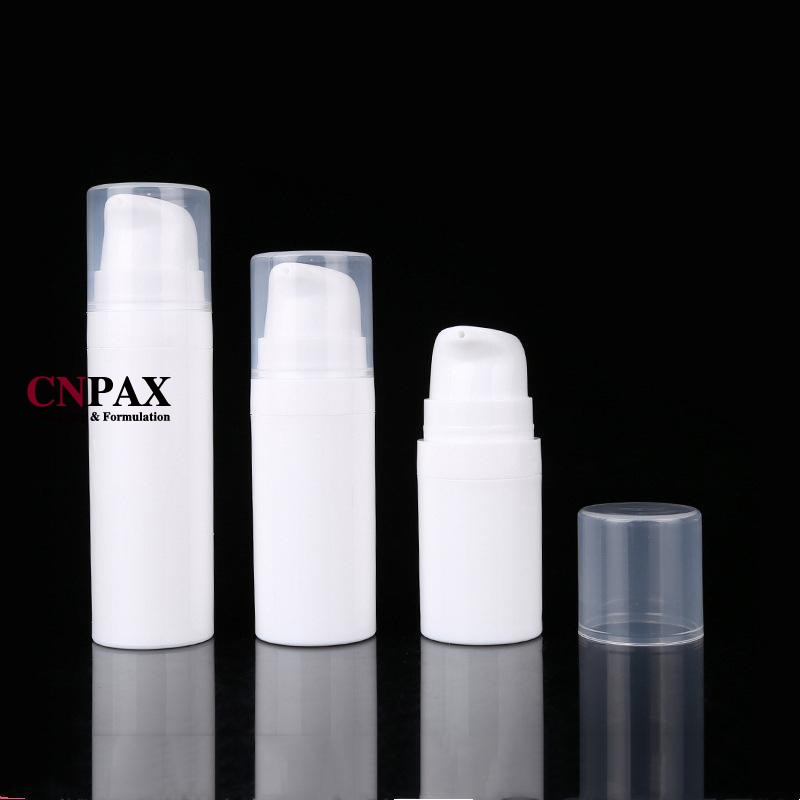 white airless bottles in stock