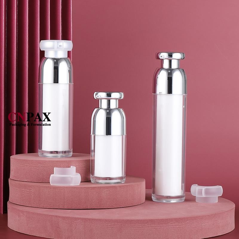 double wall airless serum bottles