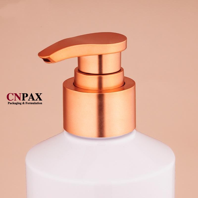 pearl gold plastic pump dispenser