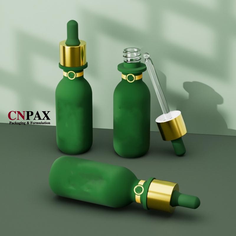 soft touch glass dropper bottles