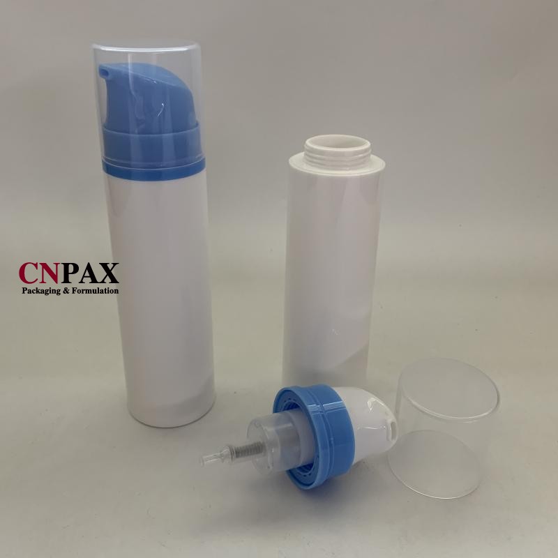 EMBALAJE CNPAX Botellas dispensadoras de bomba con forma sin aire de 100 ml y 3,3 oz Botellas de espuma de burbujas limpiadoras