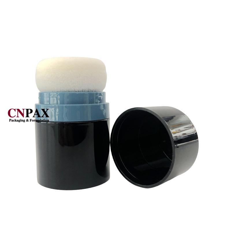 loose powder plastic bottle with sponge