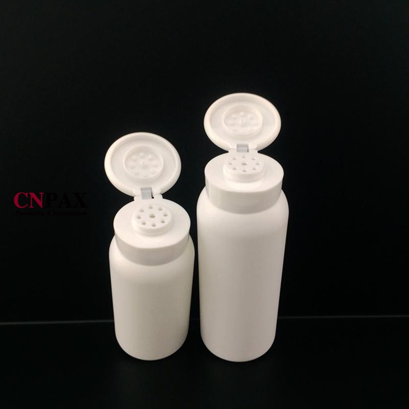 50g 100g loose powder bottle with flip top cap