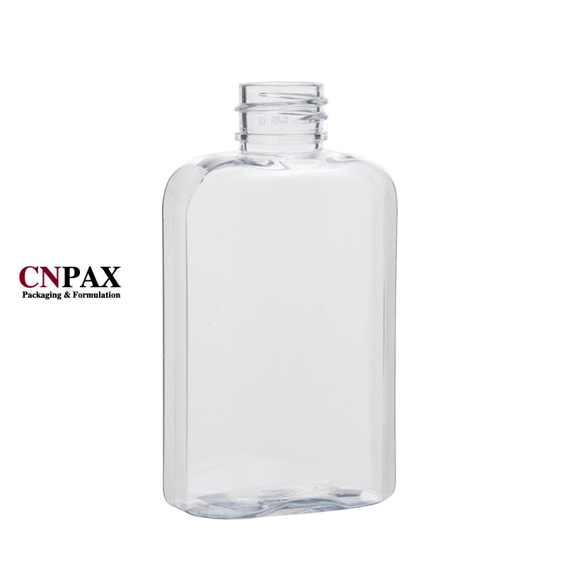 60ml flat square oblong plastic bottles