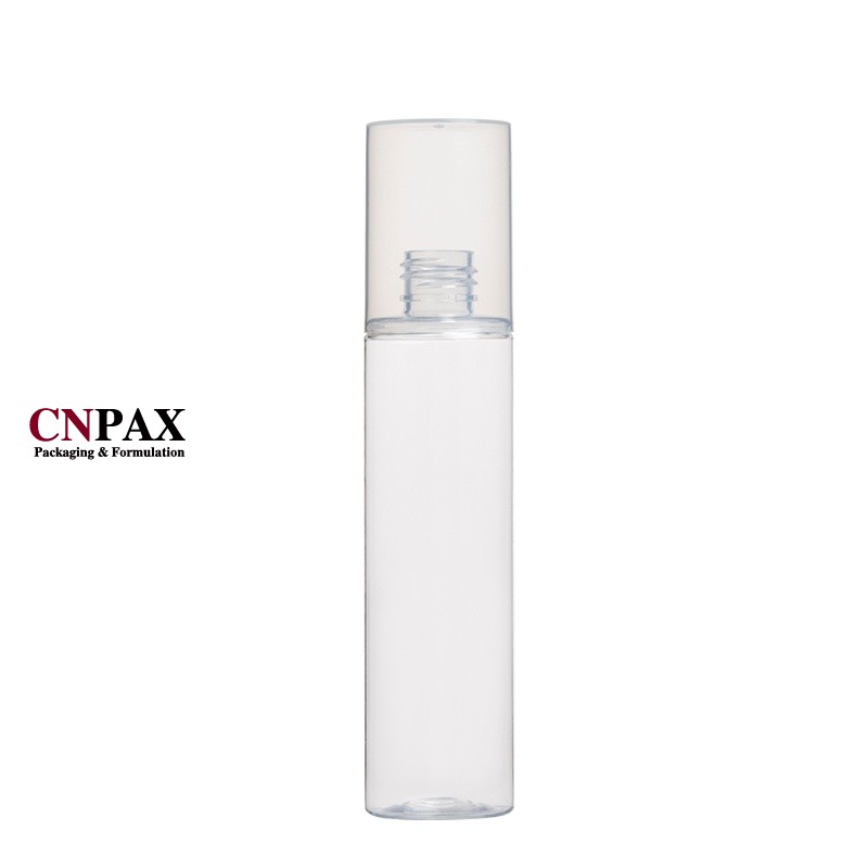 120ml 4oz flush cap plastic bottle with snap on cap